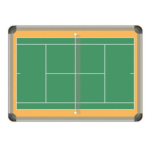 [도안] 테니스 경기장 (자석,알루미늄) 500X700 [제품번호 2019년 12-404]칠판닷컴